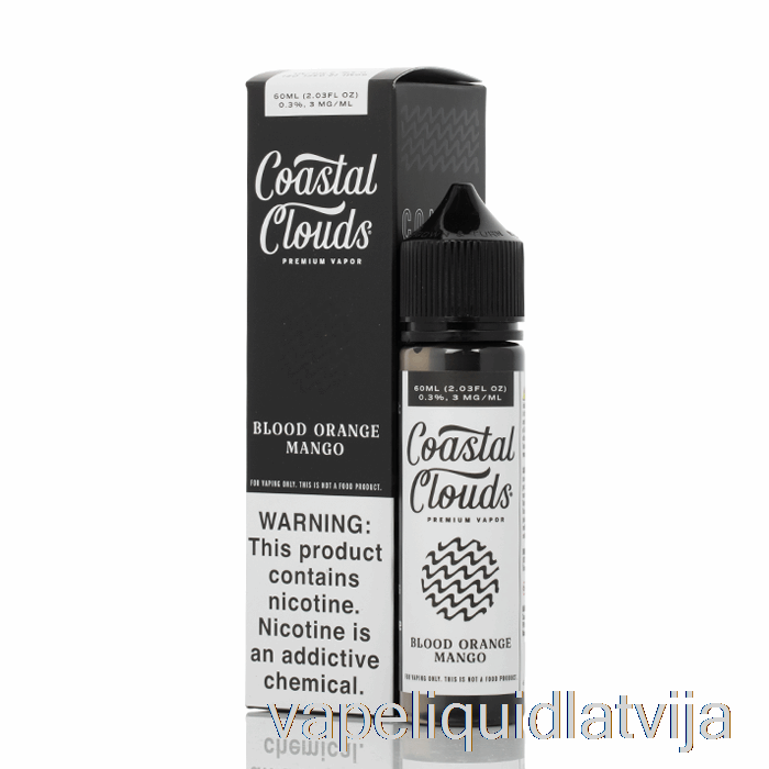 Asins Apelsīnu Mango - Piekrastes Mākoņi Co. - 60 Ml 3 Mg Vape šķidruma